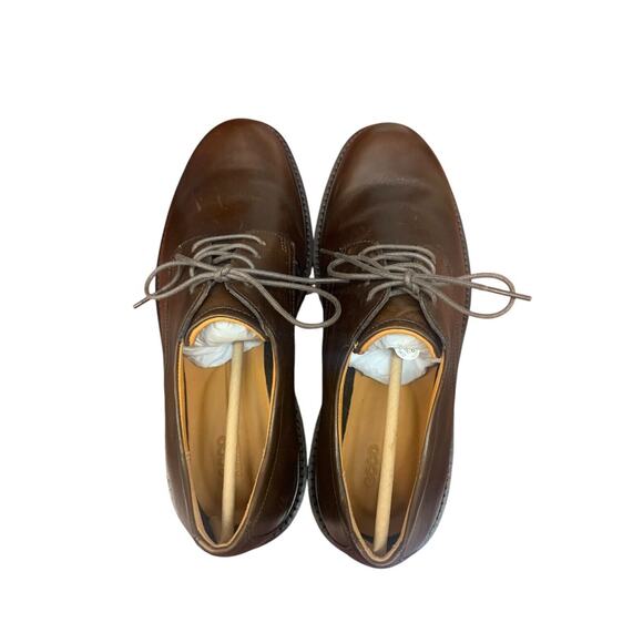 ECCO Z8159 Men's Brown Leather Metropole London Derby Shoe Size 10-10.5 M - Picture 4 of 7